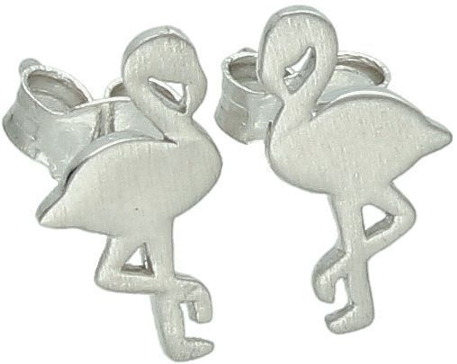 Kolczyki dziecięce ze srebra próby 925 – flamingi, model DIA-KLC-FLAMINGI-925 A0 18. Gładkie, lekkie, o wymiarach 1,1 cm x 5 mm. Zapięcie na sztyft. Idealne na prezent dla dziewczynki.1.jpg